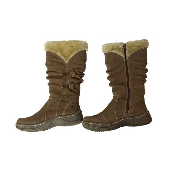 Bare traps stay dry system women’s brown boots with zipper and buttons - Picture 6 of 10